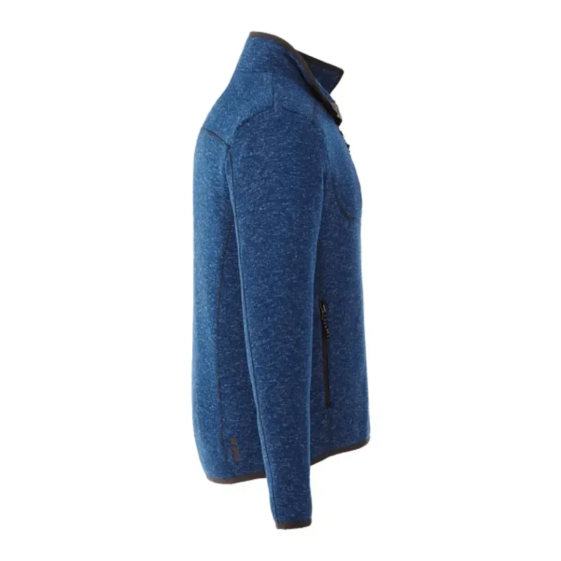 Custom Men's TREMBLANT Full Zip Sweater Knit Jacket with Thumb Holes — view 16