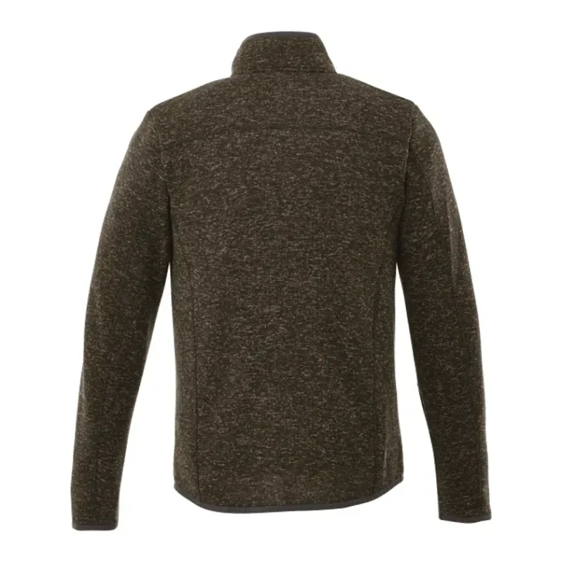 Custom Men's TREMBLANT Full Zip Sweater Knit Jacket with Thumb Holes — view 18