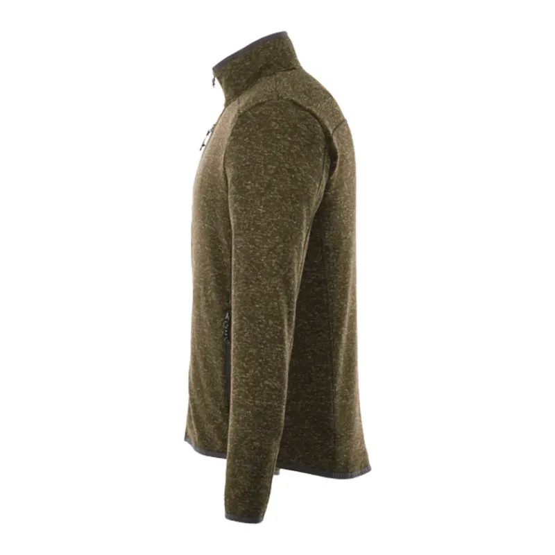 Custom Men's TREMBLANT Full Zip Sweater Knit Jacket with Thumb Holes — view 23