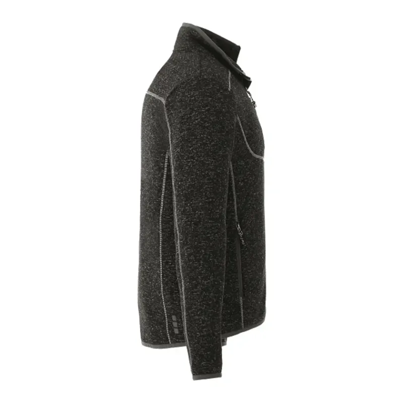 Custom Men's TREMBLANT Full Zip Sweater Knit Jacket with Thumb Holes — view 4