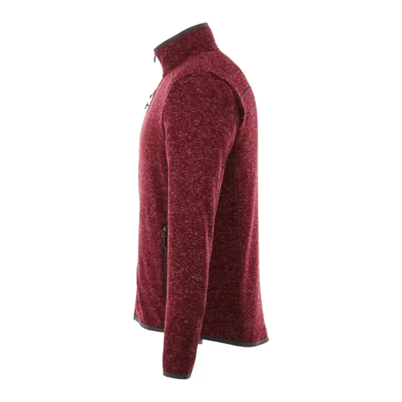 Custom Men's TREMBLANT Full Zip Sweater Knit Jacket with Thumb Holes — view 7
