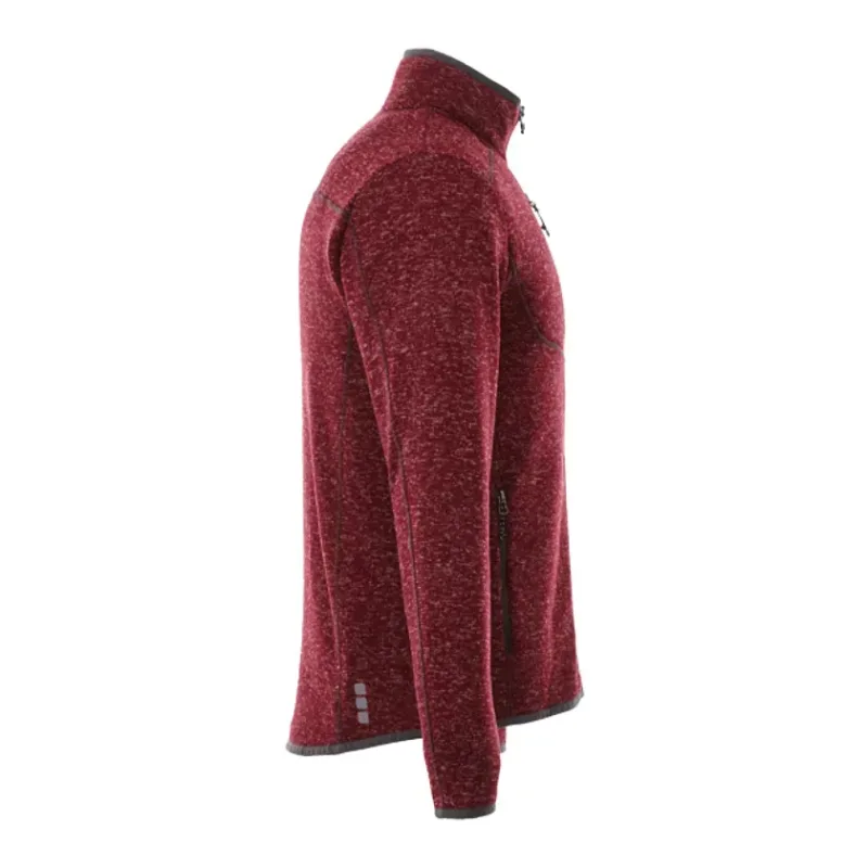 Custom Men's TREMBLANT Full Zip Sweater Knit Jacket with Thumb Holes — view 8
