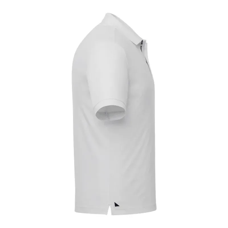 Custom UNTUCKit Damaschino Wrinkle-Free Short Sleeve Polo for Men — view 5