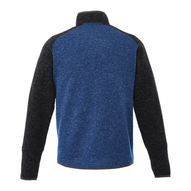 Custom Branded Men's Half Zip Sweater Knit Pullover Jacket — view 12