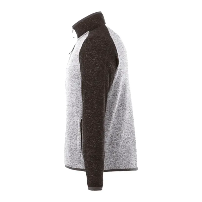 Custom Branded Men's Half Zip Sweater Knit Pullover Jacket — view 23