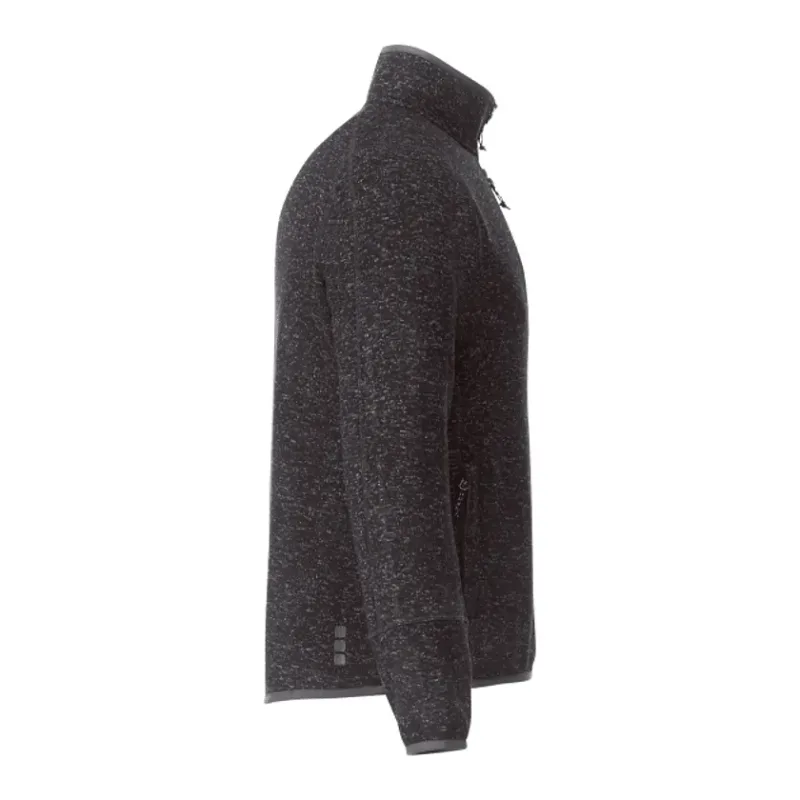 Custom Branded Men's Half Zip Sweater Knit Pullover Jacket — view 5