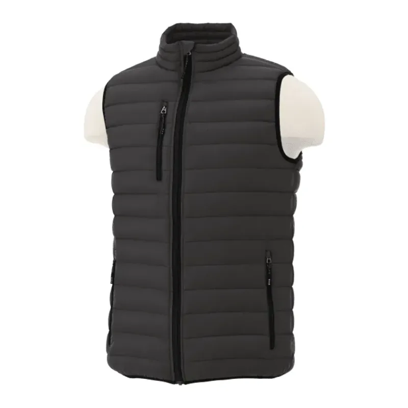 Customizable WHISTLER Lightweight Down Puffer Vest - Men's — view 4