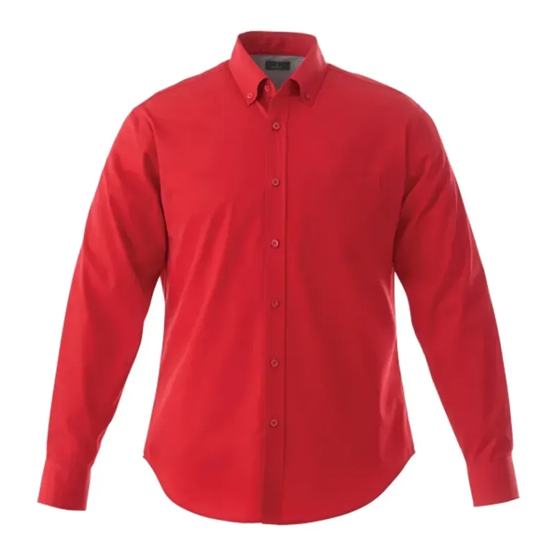 Personalized Men's WILSHIRE Long Sleeve Button Up Shirt — view 5
