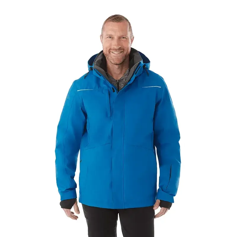 Customizable 3-in-1 Yamaska Waterproof Men's Jacket with Detachable Hood