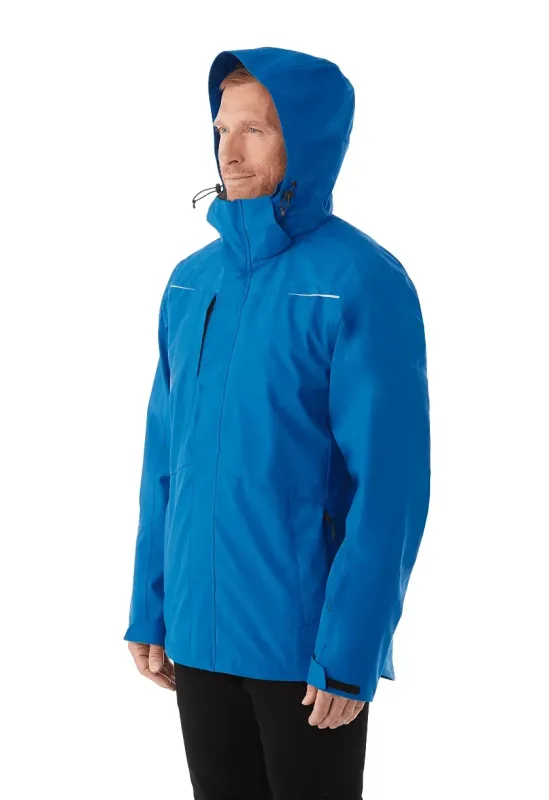 Customizable 3-in-1 Yamaska Waterproof Men's Jacket with Detachable Hood — view 11