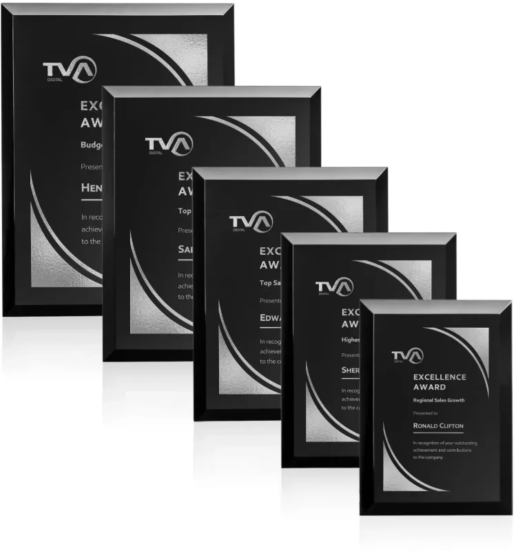 Customizable Merano Achievement Plaque (Gold & Silver) — view 13