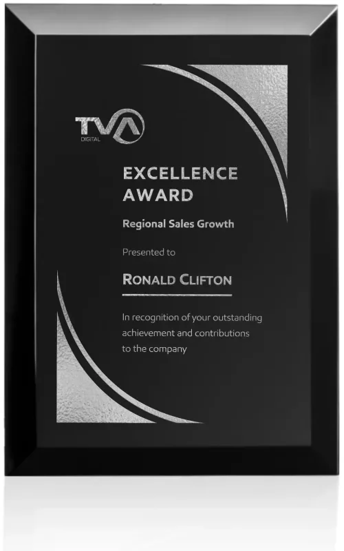 Customizable Merano Achievement Plaque (Gold & Silver) — view 14