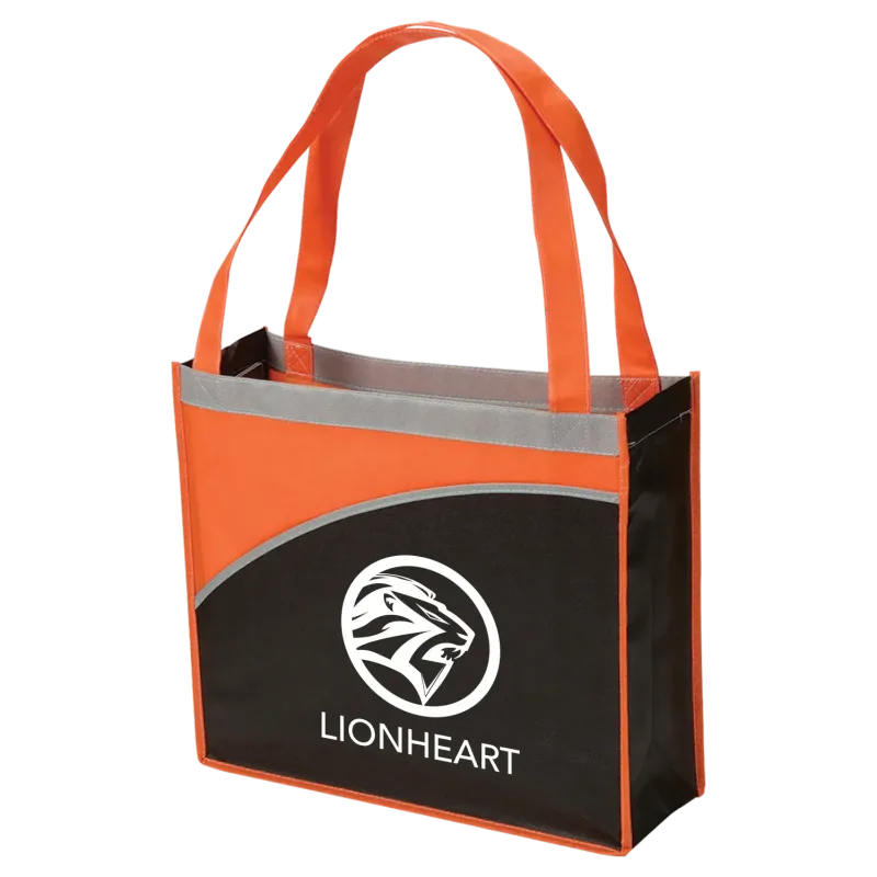 Custom Curve Non-Woven Tote Bag — view 4