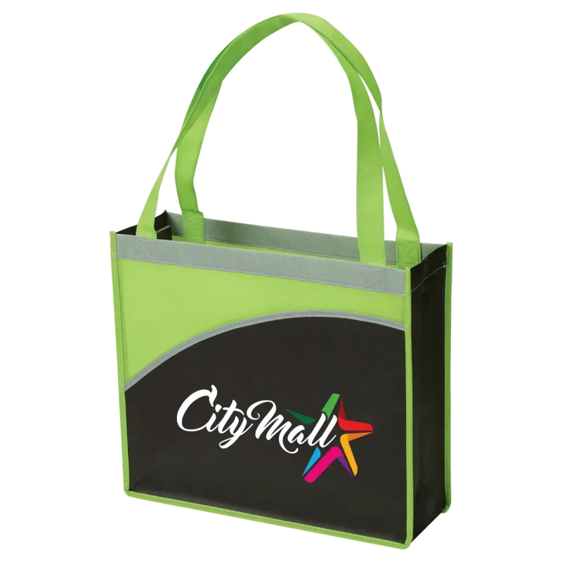 Custom Curve Non-Woven Tote Bag — view 5