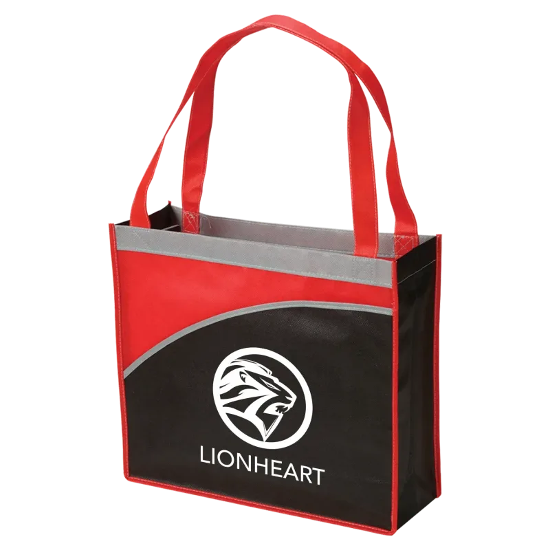 Custom Curve Non-Woven Tote Bag — view 6