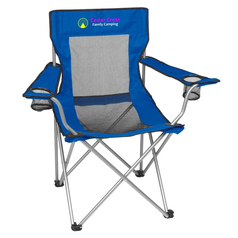 Mesh Folding Chair With Carrying Bag — view 2