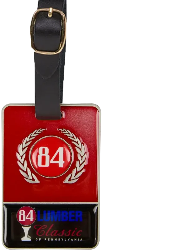 Personalized Metal Bag Tag - with Colorfill — view 6