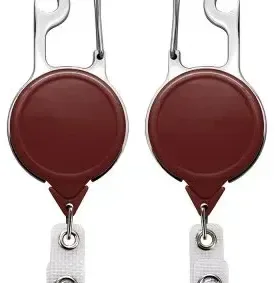 Metal Carabiner Bottle Opener Badge Holder Reel — view 4