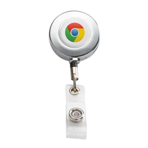 Metal Retractable Badge Reel with Belt Clip