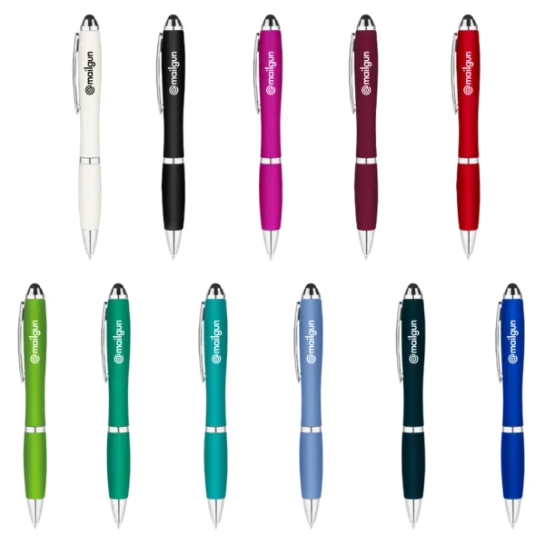 Metallic Curvaceous Ballpoint Stylus