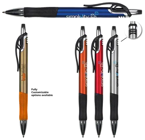 Custom Metallic Gripper Pen