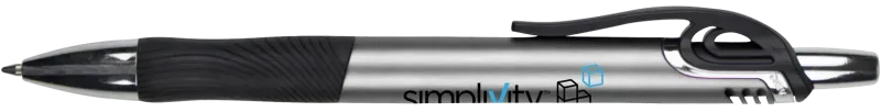 Custom Metallic Gripper Pen — view 2