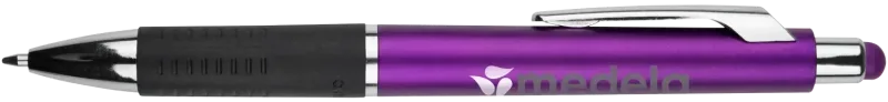 Branded Metallic Stylus Gripper Pen — view 2