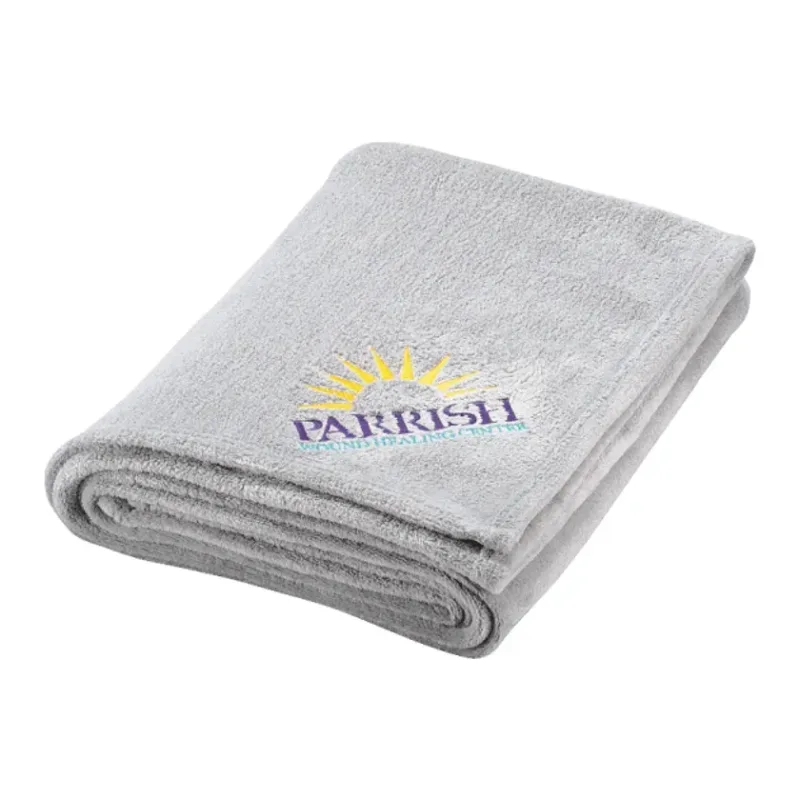 Custom Micro Coral Plush Blanket - 50" x 60" — view 4
