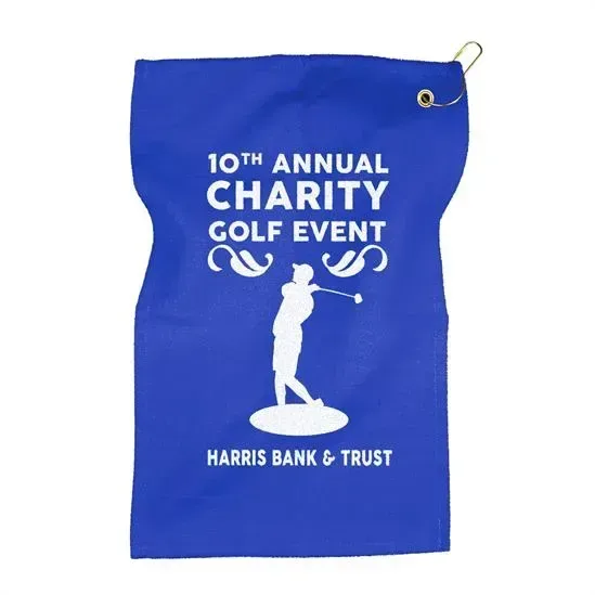 Branded Micro Fiber Golf Towel — view 6