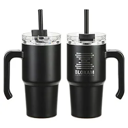 Millenium 20 oz Vacuum Insulated Stainless Steel Mug — view 5