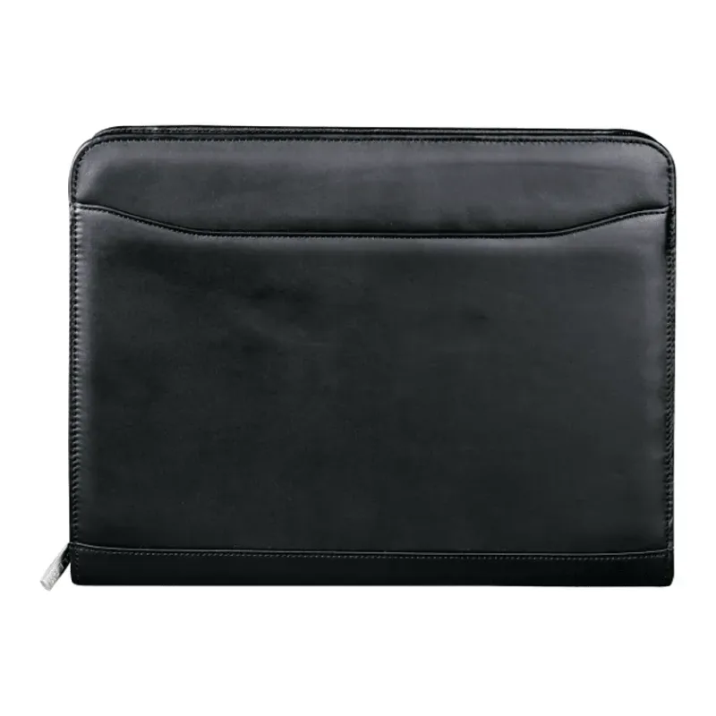 Millennium Leather Zippered Padfolio with FSC® Mix Paper — view 3