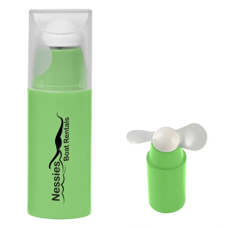 Promotional Mini Fan With Removable Cap — view 3
