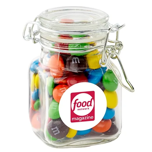 Mini Glass Hinge Top Jar with Sealable Lid — view 4