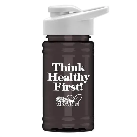 Mini RPET Bottle with Drink-Thru Lid (16 oz.) — view 10