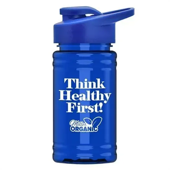 Mini RPET Bottle with Drink-Thru Lid (16 oz.) — view 11
