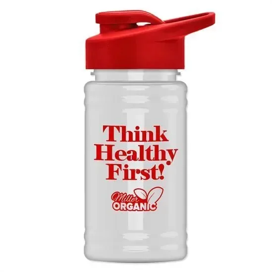 Mini RPET Bottle with Drink-Thru Lid (16 oz.) — view 14