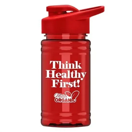 Mini RPET Bottle with Drink-Thru Lid (16 oz.) — view 22