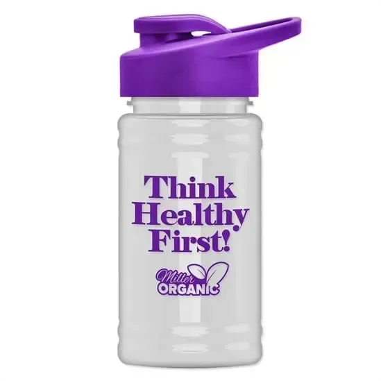 Mini RPET Bottle with Drink-Thru Lid (16 oz.) — view 26