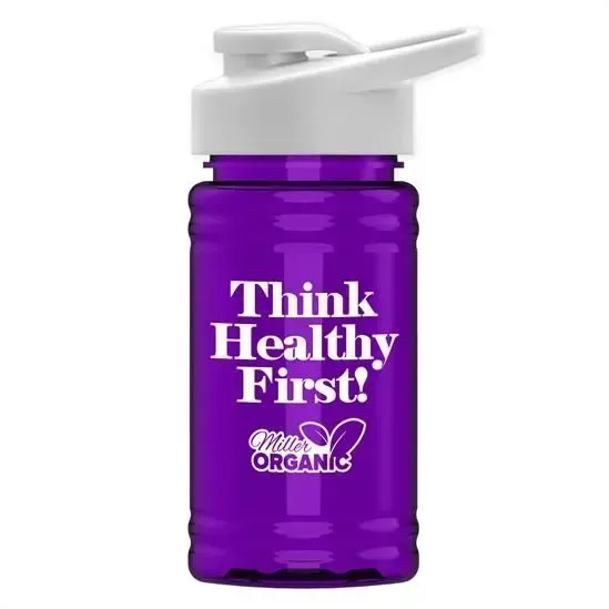 Mini RPET Bottle with Drink-Thru Lid (16 oz.) — view 28