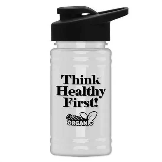 Mini RPET Bottle with Drink-Thru Lid (16 oz.) — view 30