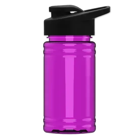 Mini RPET Bottle with Drink-Thru Lid (16 oz.) — view 32