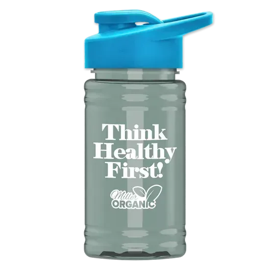 Mini RPET Bottle with Drink-Thru Lid (16 oz.) — view 7