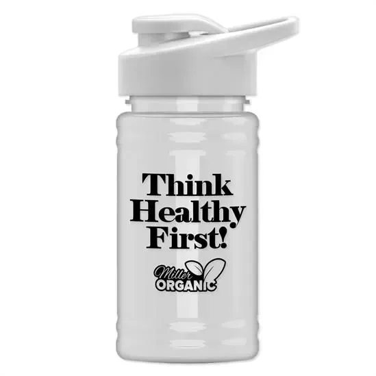 Mini RPET Bottle with Drink-Thru Lid (16 oz.) — view 8