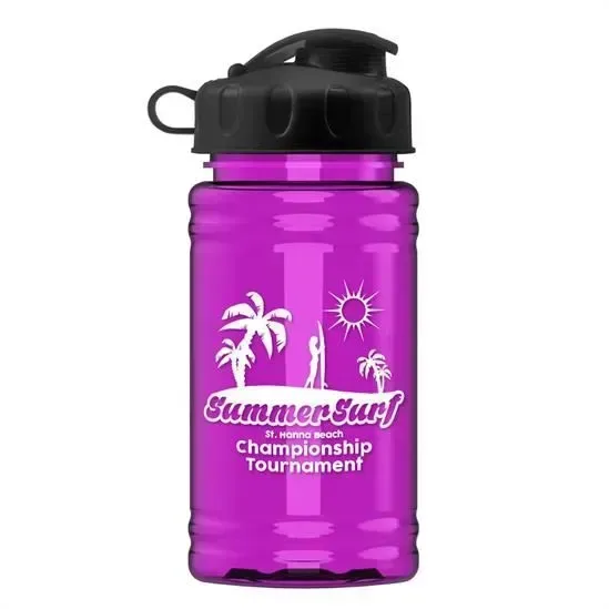 Mini RPET Bottle with Flip Lid (16 oz.) — view 5