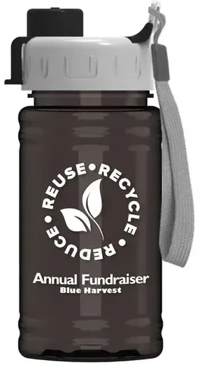 Mini RPET Bottle with Quick-Snap Lid (16 oz.) — view 7