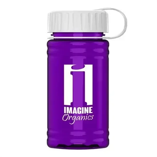 Mini RPET Bottle with Tethered Lid (16 oz.) — view 7