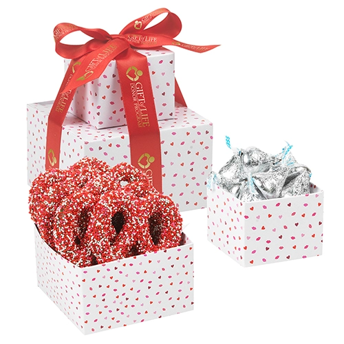 Mini Tower of Hugs & Kisses Gift Set