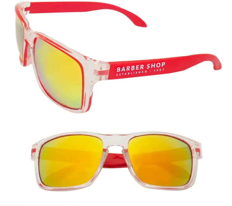 Branded Mirror Lens Sunglasses (1 Color) — view 3