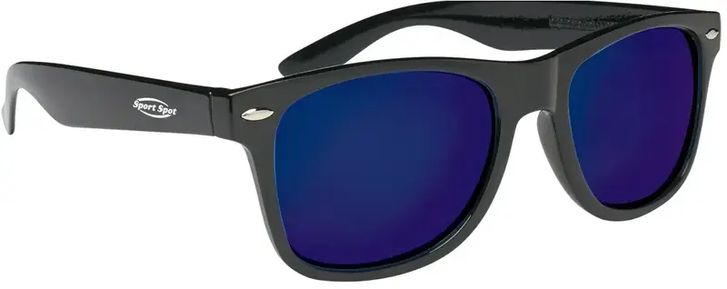 Imprinted Mirrored Malibu Sunglasses