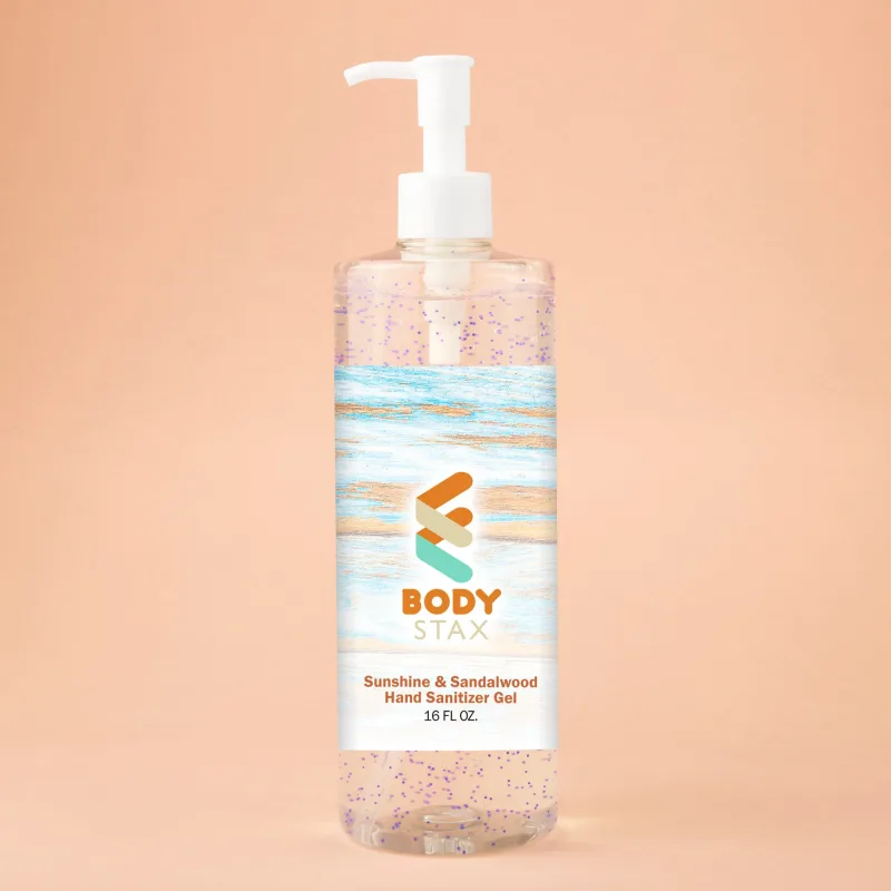 Moisturizing Sanitizer with Beads: 16 oz, pump — view 3
